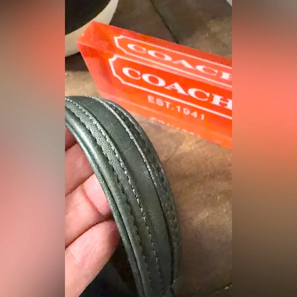 Coach Vintage Green Station Bag - Picture 6 of 15